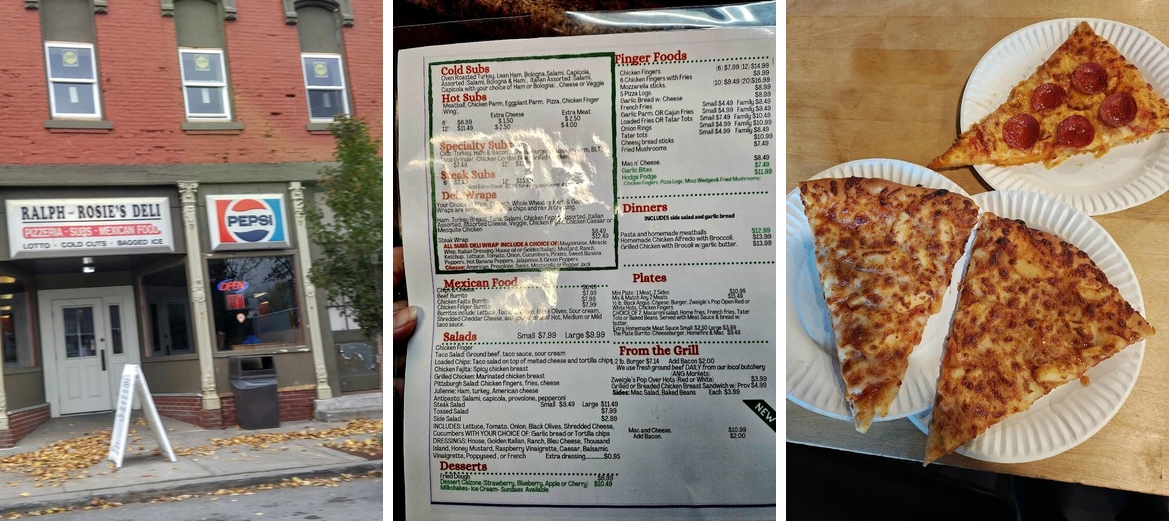Ralph & Rosie Delicatessen Menu